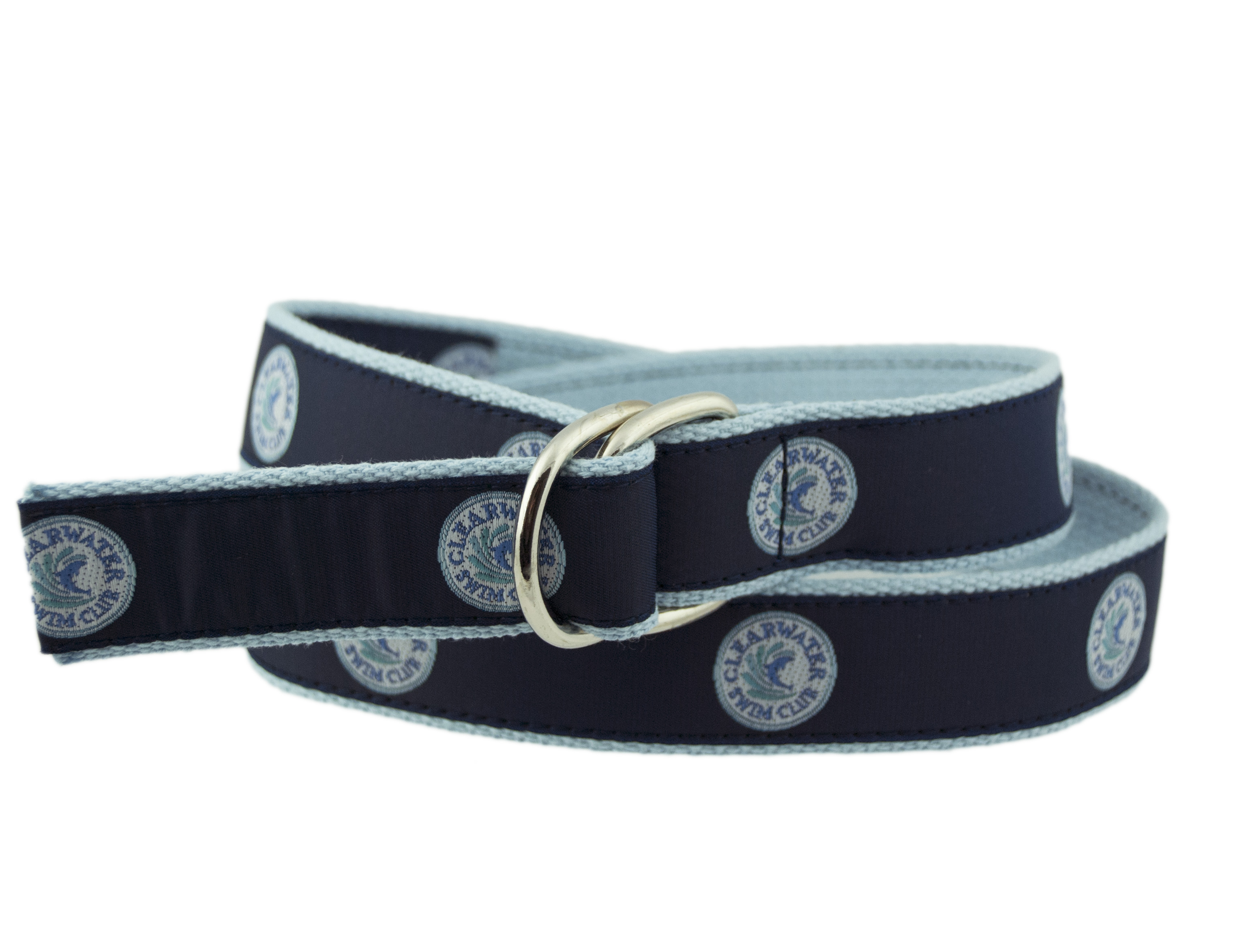 Leather d shop ring belt